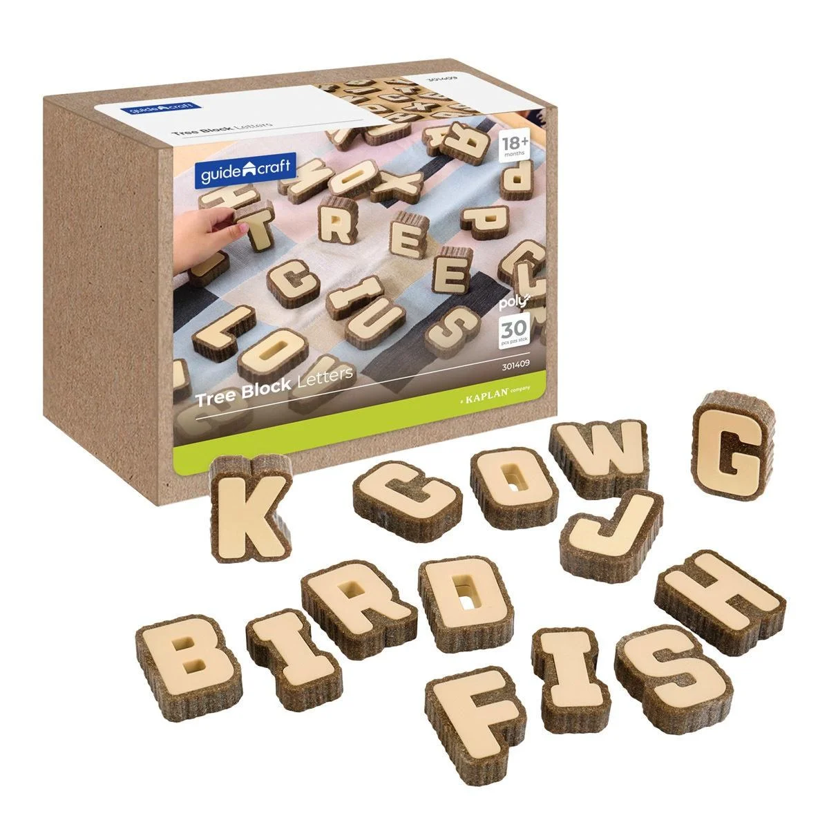 Tree Block Letters - Set of 36