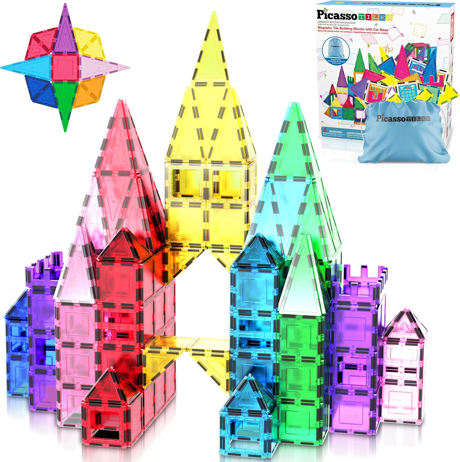 Picasso Magnetic Tiles - 61pcs