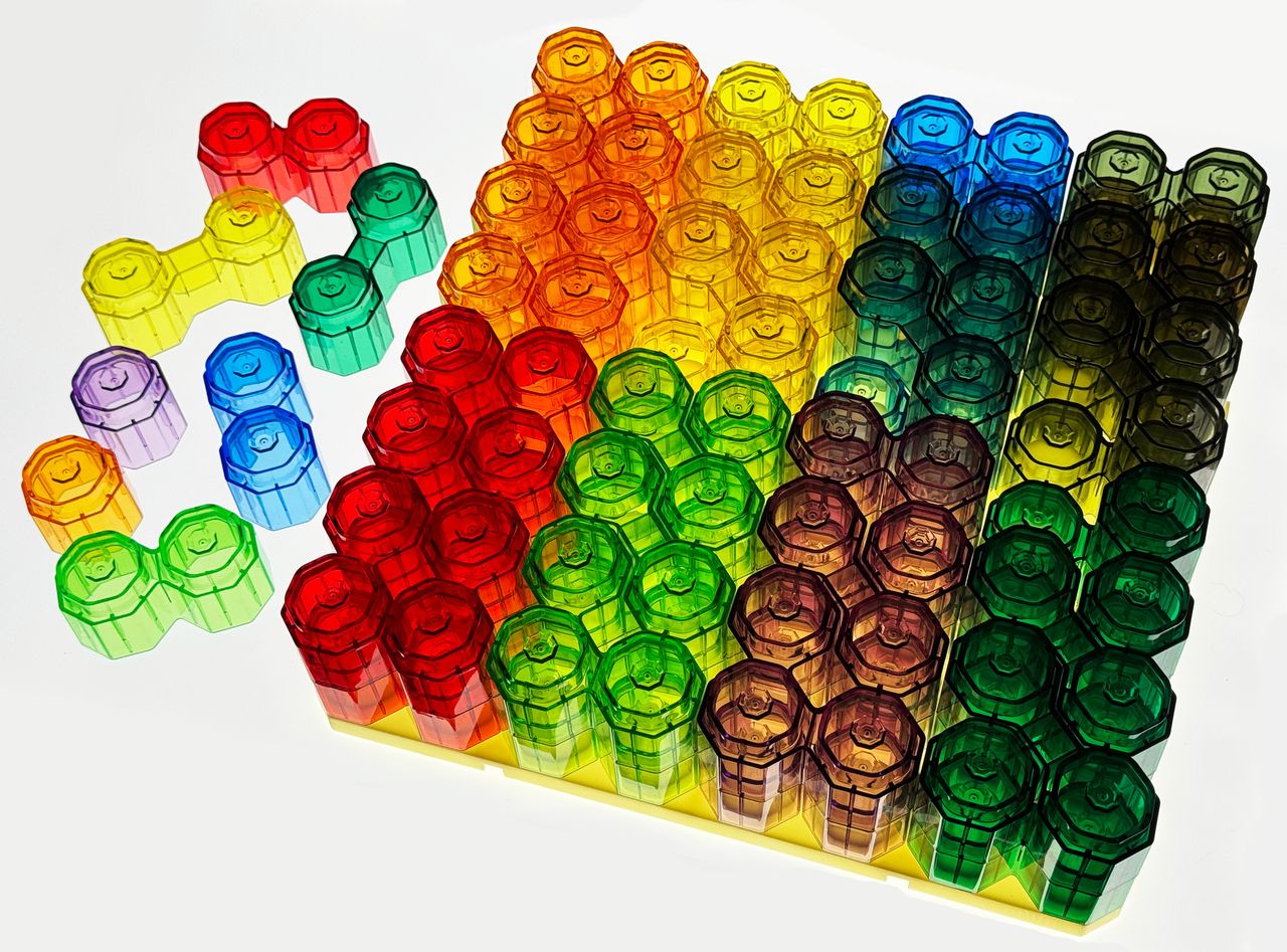 Crystal Octagon Block - 80pcs